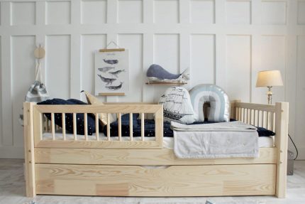 lit cabane enfant en bois stockholm 2
